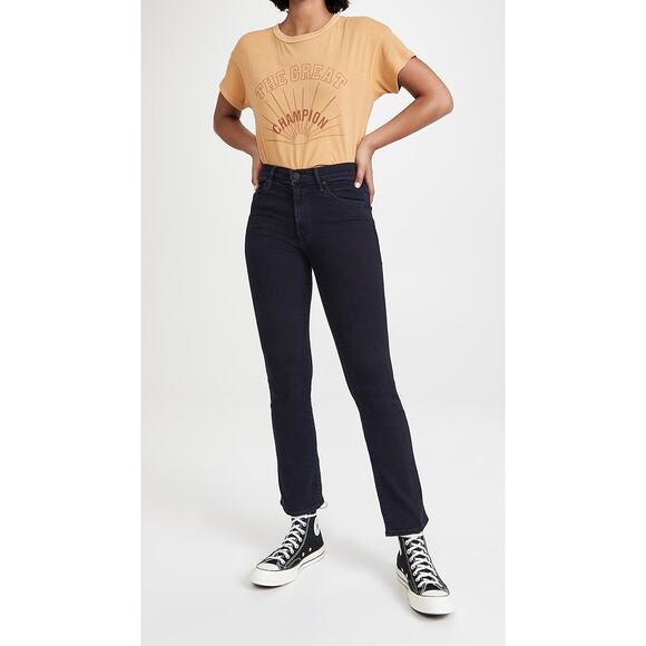 Mother Insider Ankle High Rise Cropped Bootcut Jean Holding Hands Size 25 - Picture 1 of 10
